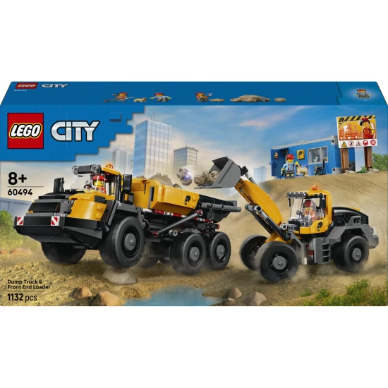 LEGO City 60494 Sklápěč a čelní nakladač