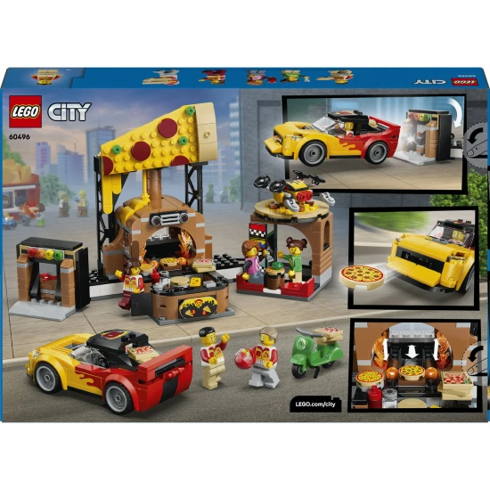 LEGO City 60496 Rozvoz pizzy a vozidla
