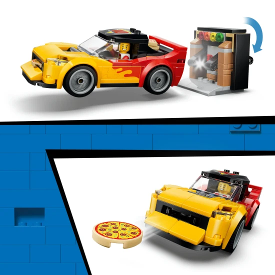 LEGO City 60496 Rozvoz pizzy a vozidla