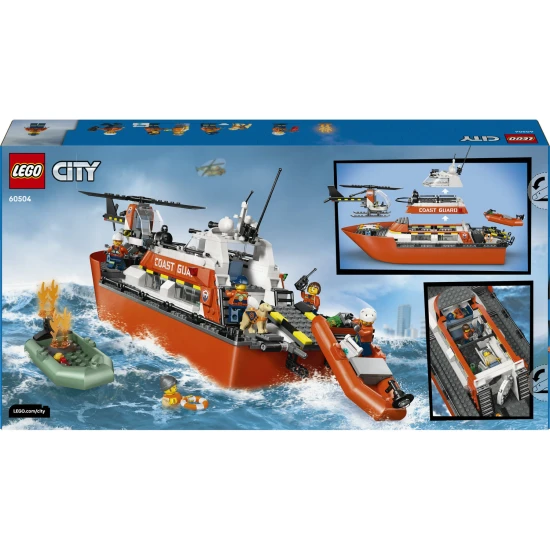 LEGO City 60504 Záchranný člun pobřežní hlídky a vrtulník