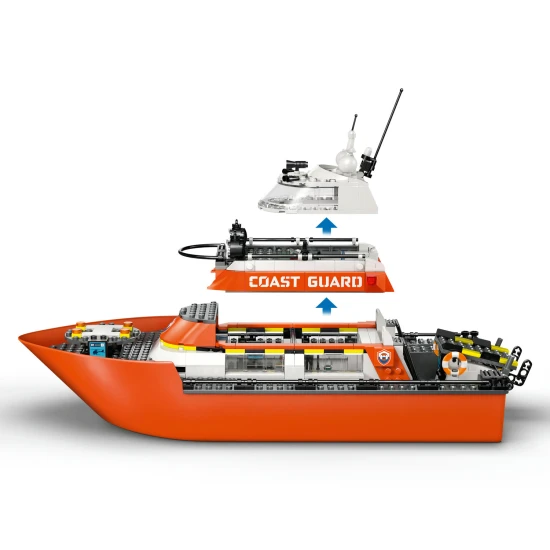 LEGO City 60504 Záchranný člun pobřežní hlídky a vrtulník