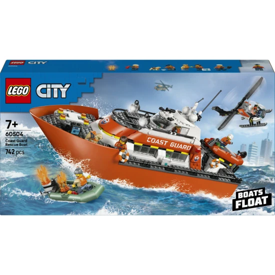 LEGO City 60504 Záchranný člun pobřežní hlídky a vrtulník