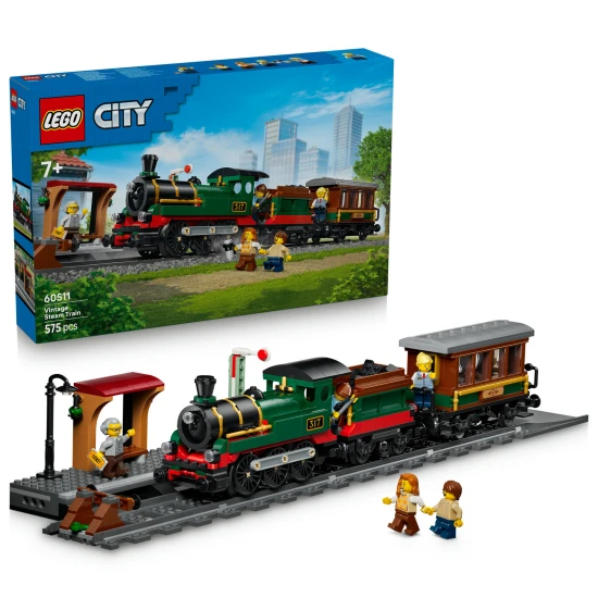 LEGO City 60511 Vintage parní vlak