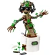 LEGO Groot tančí, LEGO Groot s pohyblivými větvemi, Tančící Groot s doplňky, LEGO Groot se sluchátky a slunečními brýlemi