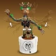LEGO Groot tančí, LEGO Groot s pohyblivými větvemi, Tančící Groot s doplňky, LEGO Groot se sluchátky a slunečními brýlemi