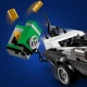 LEGO Spider-Man vs. Venom 76309 – Výkonný sporťák s minifigurkami Spider-Mana, Venoma a Spider-Woman