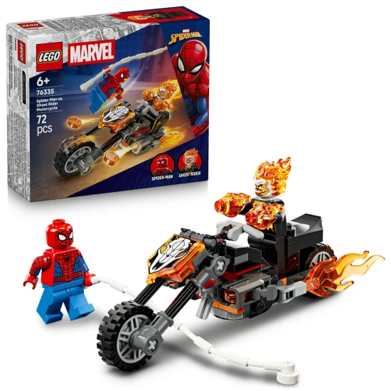 LEGO Marvel 76335 Spider-Man vs. Ghost Rider na motorce