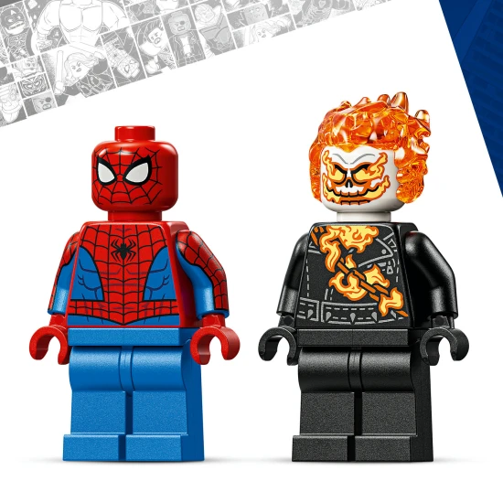 LEGO Marvel 76335 Spider-Man vs. Ghost Rider na motorce