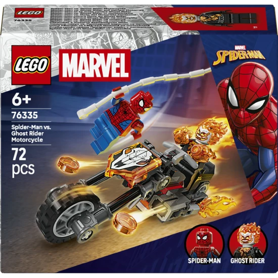 LEGO Marvel 76335 Spider-Man vs. Ghost Rider na motorce