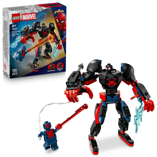 LEGO Marvel 76337 Robot Milese Moralese vs. Spider-Man 2099