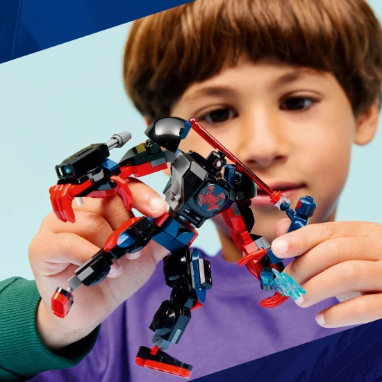 LEGO Marvel 76337 Robot Milese Moralese vs. Spider-Man 2099