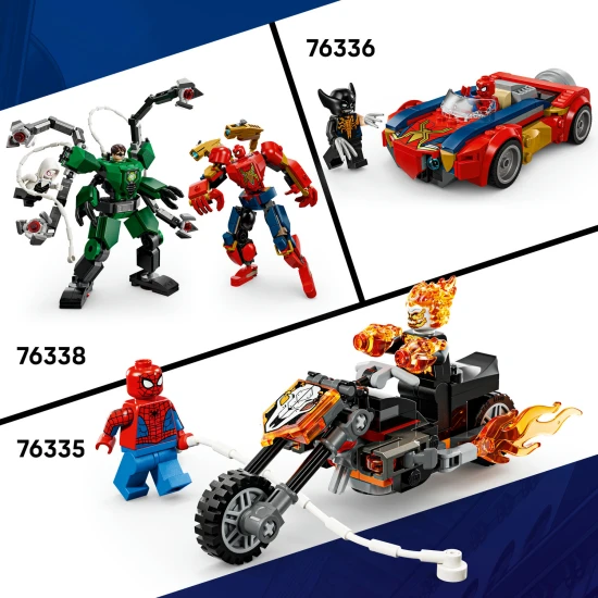LEGO Marvel 76337 Robot Milese Moralese vs. Spider-Man 2099