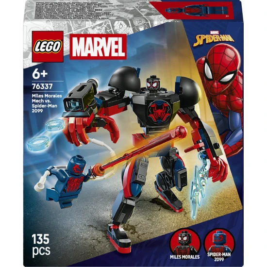 LEGO Marvel 76337 Robot Milese Moralese vs. Spider-Man 2099