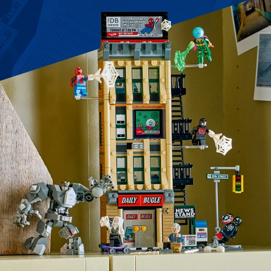 LEGO Marvel 76342 Spider-Man vs. Mysterio: Daily Bugle