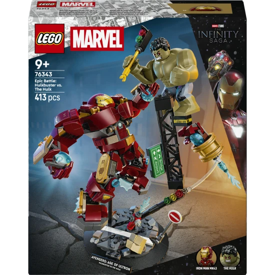 LEGO Marvel 76343 Epický souboj: Hulkbuster vs. Hulk