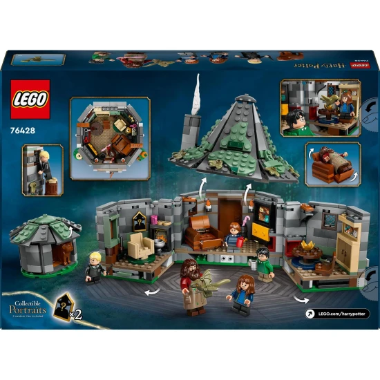 LEGO Harry Potter Hagridova chatrč: Nečekaná návštěva Objev svět kouzelníků v LEGO Hagridově chatrči s minifigurkami