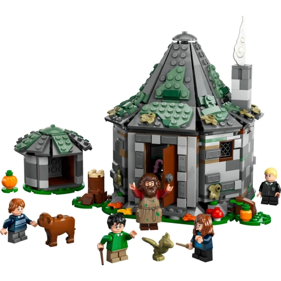 LEGO Harry Potter Hagridova chatrč: Nečekaná návštěva Objev svět kouzelníků v LEGO Hagridově chatrči s minifigurkami