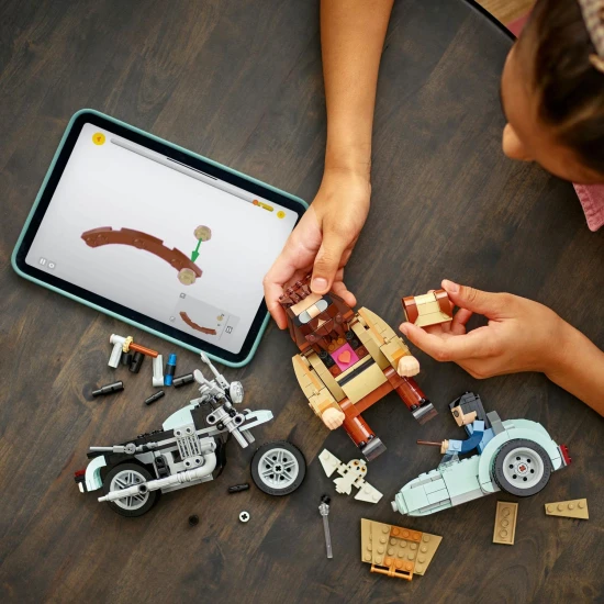 lego harry potter 76443 hagrid a harry na motorce stavebnice pro deti