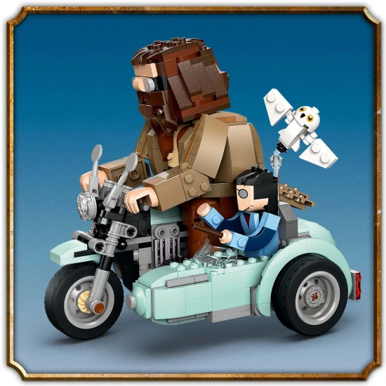 lego harry potter 76443 hagrid a harry na motorce stavebnice pro deti