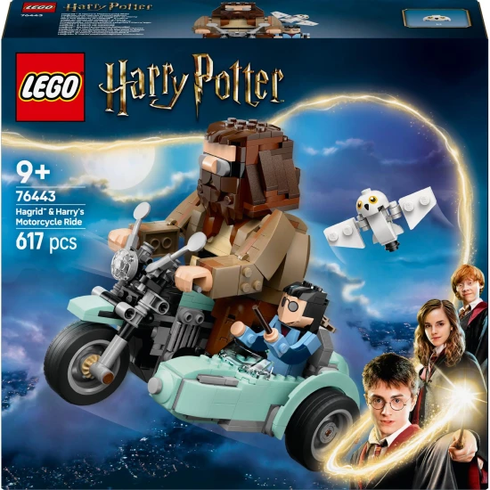 lego harry potter 76443 hagrid a harry na motorce stavebnice pro deti