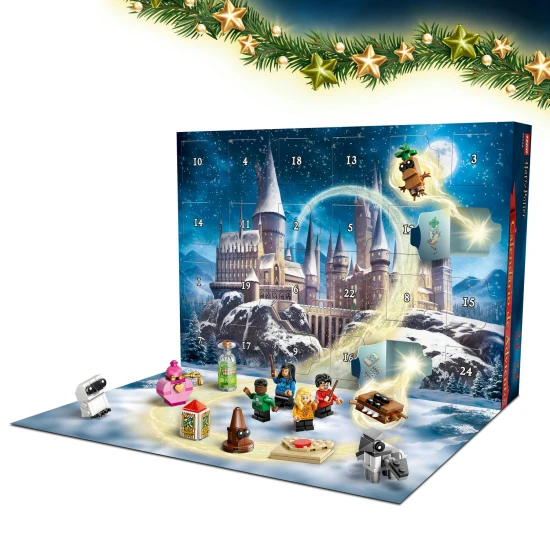 LEGO Harry Potter 76456 Adventni kalendar 2025 s minifigurkami a kouzelnymi modely