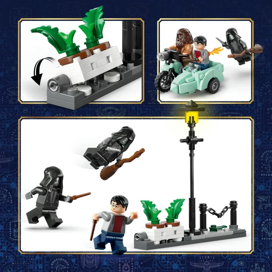 LEGO Harry Potter 76459 Hagrid™ a Harryho útěk ze Zobí ulice