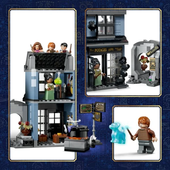 LEGO Harry Potter 76471 Kouzelnické obchody v Obrtlé ulici