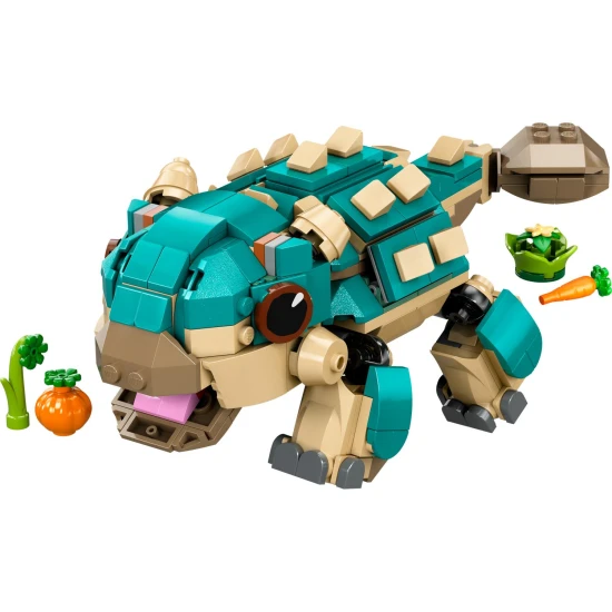LEGO Jurassic World 76962 Mala Bumpy Ankylosaurus s pohyblivou celistí a ocasem