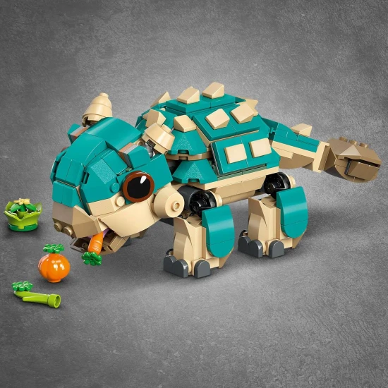 LEGO Jurassic World 76962 Mala Bumpy Ankylosaurus s pohyblivou celistí a ocasem