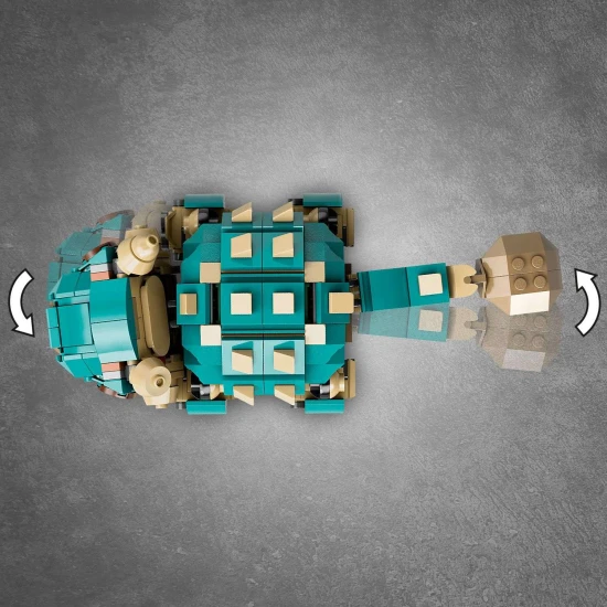 LEGO Jurassic World 76962 Mala Bumpy Ankylosaurus s pohyblivou celistí a ocasem