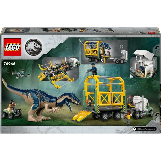 LEGO Jurassic World Přeprava allosaura – vzrušující dinosauří dobrodružství
