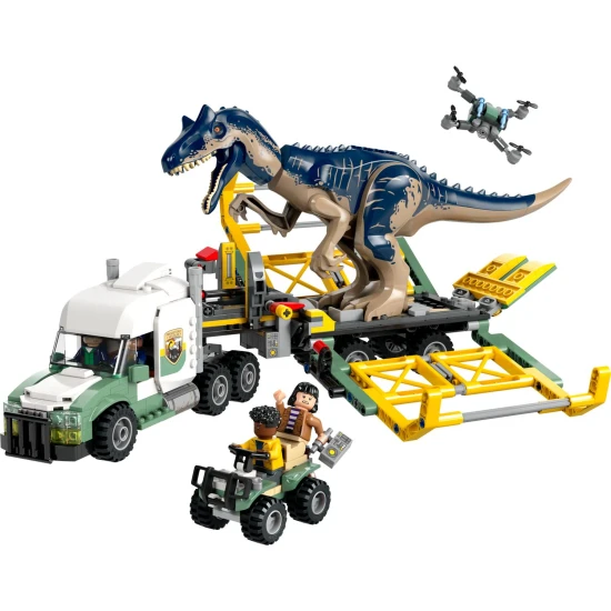 LEGO Jurassic World Přeprava allosaura – vzrušující dinosauří dobrodružství