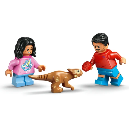 LEGO Jurassic World 76972 Unik pred raptorem v terenni aute s velociraptorem a minifigurkami