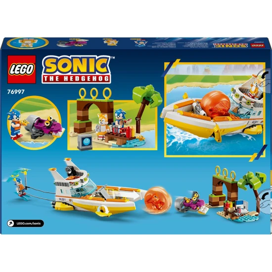 LEGO Sonic The Hedgehog Tailsův dobrodružný člun LEGO Sonic The Hedgehog – Tailsův dobrodružný člun plný akce