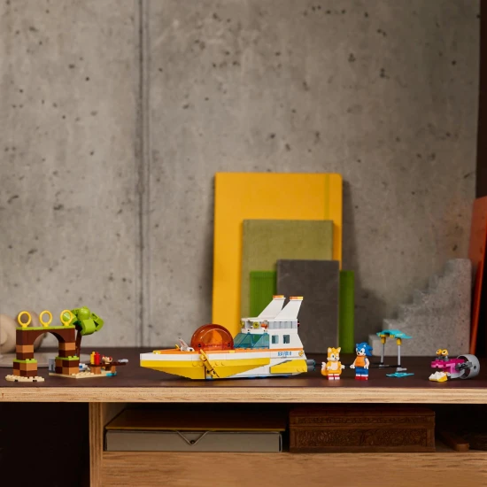 LEGO Sonic The Hedgehog Tailsův dobrodružný člun LEGO Sonic The Hedgehog – Tailsův dobrodružný člun plný akce