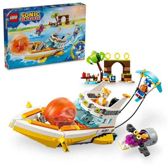 LEGO Sonic The Hedgehog – Tailsův dobrodružný člun plný akce