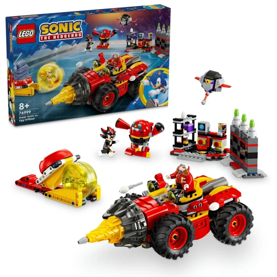 LEGO Sonic Super Sonic vs. Egg Drillster – akční stavebnice plná zábavy
