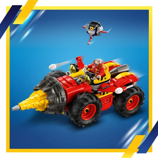 LEGO Sonic The Hedgehog Super Sonic vs. Egg Drillster LEGO Sonic Super Sonic vs. Egg Drillster – akční stavebnice plná zábavy