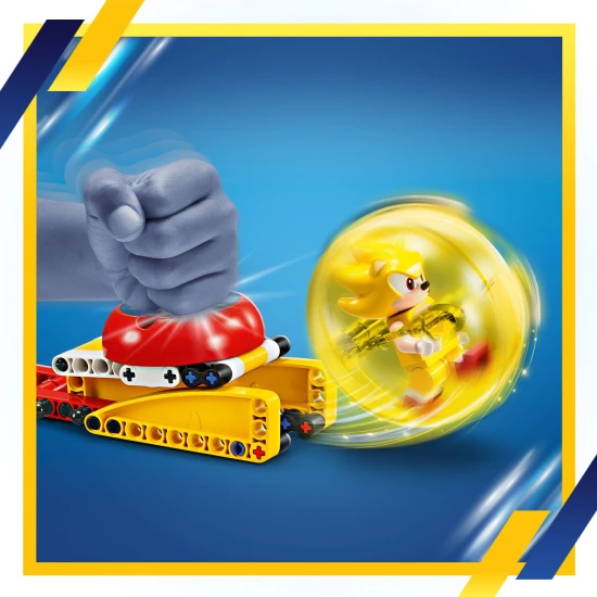LEGO Sonic The Hedgehog Super Sonic vs. Egg Drillster LEGO Sonic Super Sonic vs. Egg Drillster – akční stavebnice plná zábavy
