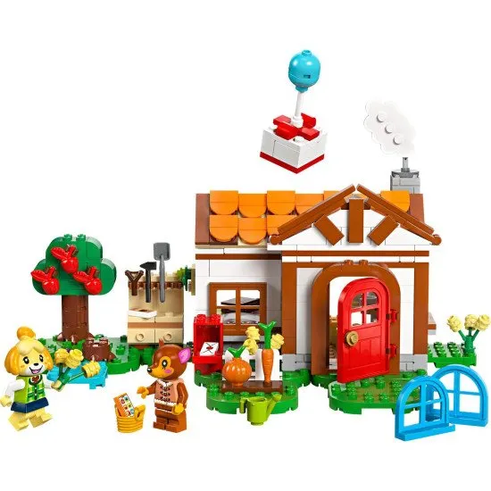 LEGO Animal Crossing 77049 Návštěva u Isabelle Navštivte s Isabelle domů Fauna si stavebnicí LEGO.