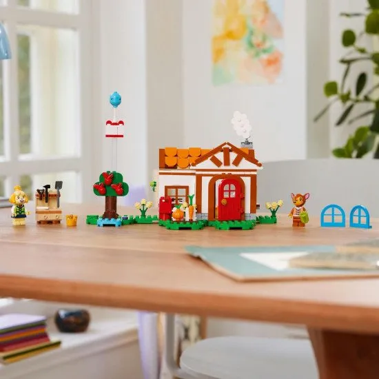LEGO Animal Crossing 77049 Návštěva u Isabelle Navštivte s Isabelle domů Fauna si stavebnicí LEGO.