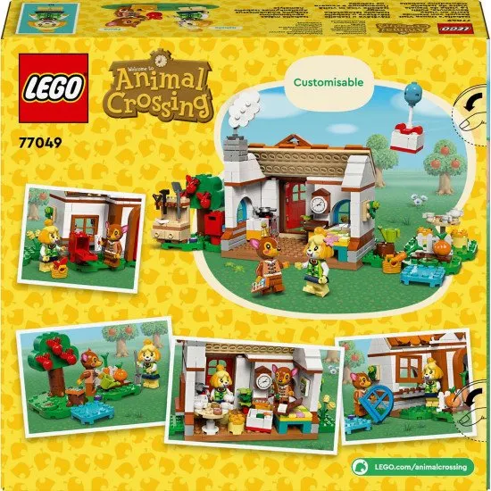 LEGO Animal Crossing 77049 Návštěva u Isabelle Navštivte s Isabelle domů Fauna si stavebnicí LEGO.