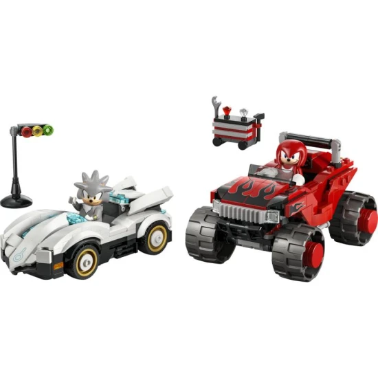 LEGO Sonic The Hedgehog 77118 Silver a jeho auto vs. Knuckles a jeho monster truck LEGO Sonic The Hedgehog 77118 Silver a jeho auto vs. Knuckles a jeho monster truck