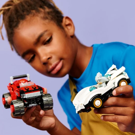 LEGO Sonic The Hedgehog 77118 Silver a jeho auto vs. Knuckles a jeho monster truck LEGO Sonic The Hedgehog 77118 Silver a jeho auto vs. Knuckles a jeho monster truck