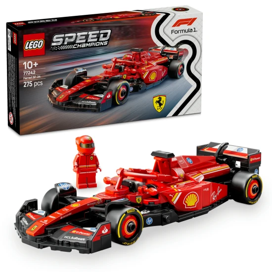 LEGO Speed ​​Champions Ferrari SF-24 F1 - detailní replika ikonického závodního auta