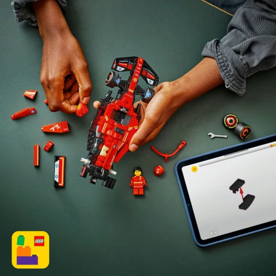 LEGO Speed ​​Champions Ferrari SF-24 F1 - detailní replika ikonického závodního auta