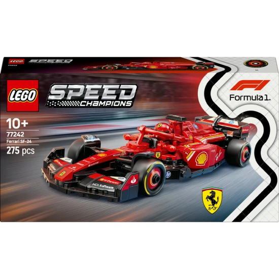 LEGO Speed ​​Champions Ferrari SF-24 F1 - detailní replika ikonického závodního auta