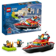 LEGO City 60373 Hasičská záchranná loď a člun