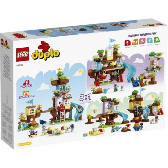 Oblíbená stavebnice Lego Duplo Domeček na stromě 3v1.