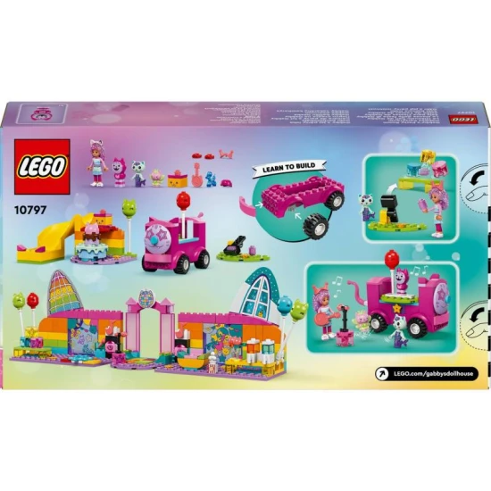 LEGO Gabby´s Dollhouse 10797 Gabby a její párty pokoj Staňte se součástí diskotéky v Gabině kouzelném domečku.